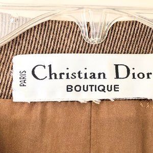 Christian Dior Boutique Paris Elegant Pea Coat Suit (RARE)